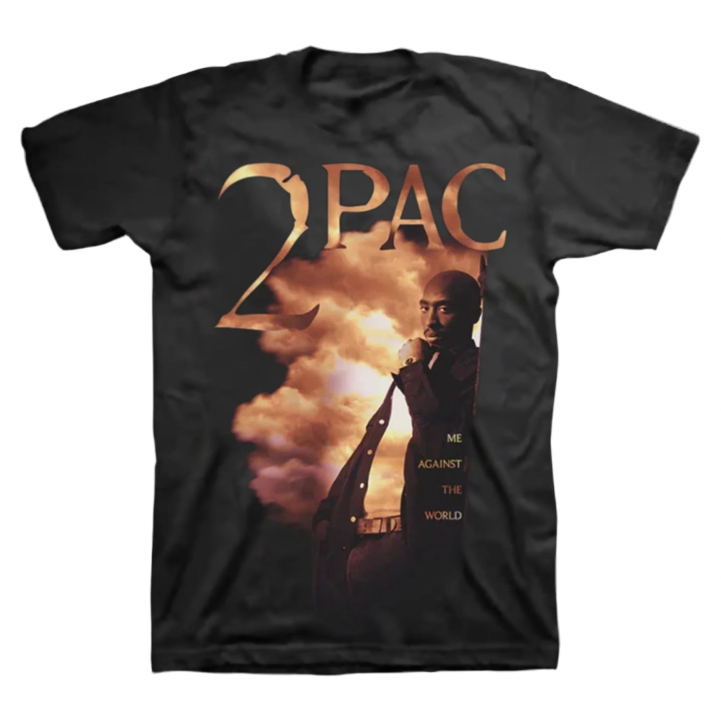 TUPAC-ME AGAINST THE WORLD PHOTO T SHIRT