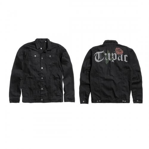 TUPAC-BLACK DENIM JACKET